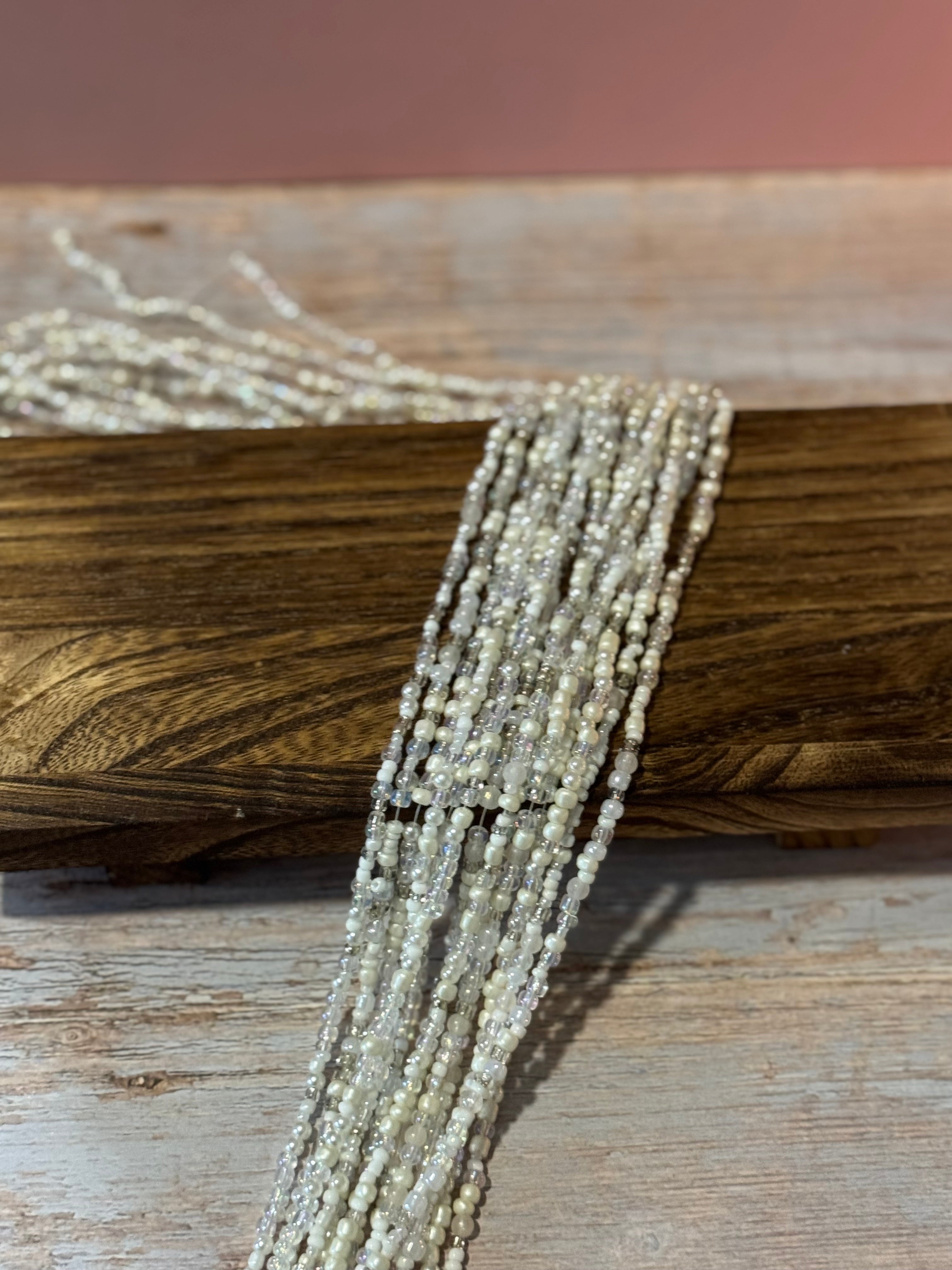 Pearl Veil Tie-On Waist Bead | Classic Collection