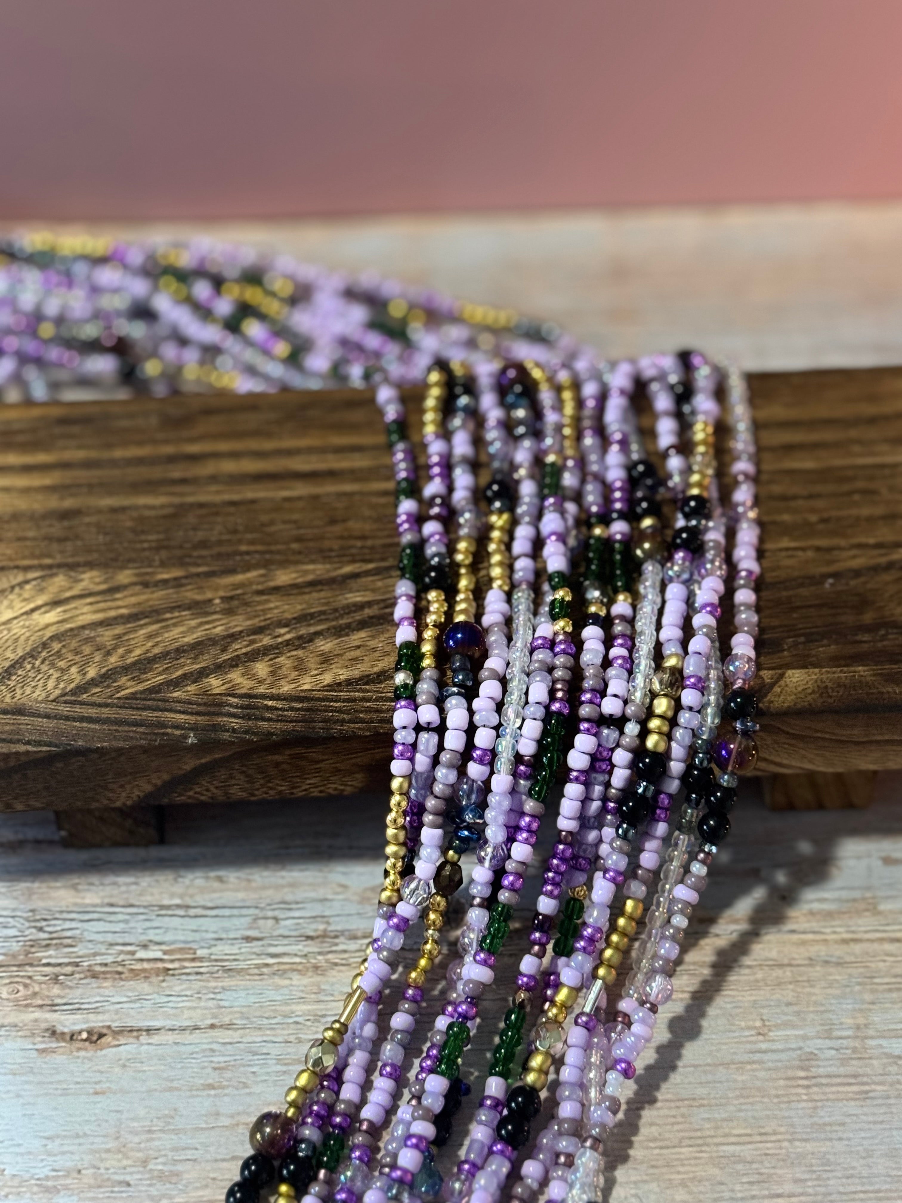 Lavender Luxe Tie-On Waist Bead | Classic Collection